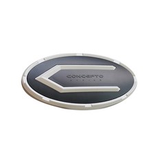 [닥쏘오토] 올뉴 컨셉토 디자인 엠블럼 6-1호-베이스(화이트) 미들(블랙)-엠블럼(화이트) 자동차용품/익스테리어 반품 최저가 7,600원