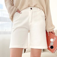 잘빠진 여성용 버튼 밴딩 스판 4부 팬츠 패션의류/잡화/여성패션 반품 최저가 10,640원