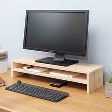 와이드 2단 모니터 받침대 145, 파인우드 문구/오피스/사무용품 전문관 반품 최저가 40,010원