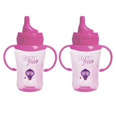 본프리 드링킹 스파우트컵, 핑크, 2개, 260ml 주방용품/유아동컵/빨대컵 반품 최저가 10,620원