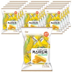 청우식품 고소함이 사르르 커스터드바 스낵, 340g, 8개 식품/과자/초콜릿/시리얼 반품 최저가 27,320원