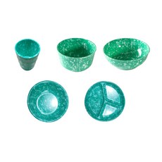 추억의 그릇세트1 5p, 혼합색상, 그릇 5종, 1세트 주방용품/그릇/홈세트 반품 최저가 6,410원