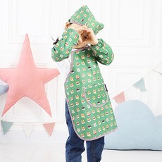 코니아일랜드 아동용 방수 앞치마 + 토시 2p + 두건 세트 문구/오피스/미술/화방용품 반품 최저가 4,530원