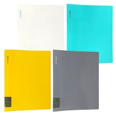 핑크풋 3500 엔비어스 클리어 화일 4종 세트, 그레이 + 화이트 +  민트 + 옐로우 문구/오피스/학용품/수업준비 반품 최저가 6,230원