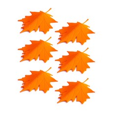 블럭마트 문닫힘 방지 단풍잎, 오렌지, 6개 undefined/undefined 반품 최저가 630원