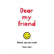 도나앤데코 디어 스마일 땡큐 사각 스티커, 화이트, 120개 문구/오피스/데코/포장용품 반품 최저가 11,900원