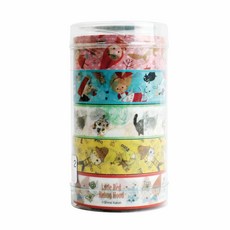 금홍팬시 신지카토 마스킹테이프 5입 세트 15mm x 6m, 혼합 색상, 1세트 문구/오피스/학용품/수업준비 반품 최저가 4,770원