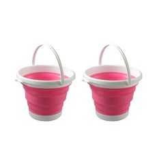 라별 다용도 차량용 접이물통 2p, 핫핑크, 10L 자동차용품/세차/카케어 반품 최저가 21,490원