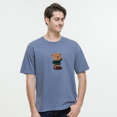 진마니아 남녀공용 곰돌이 자수 패치 라운드 통기성 반팔 티셔츠 TS-708 패션의류/잡화/남녀 공용 의류 반품 최저가 6,440원