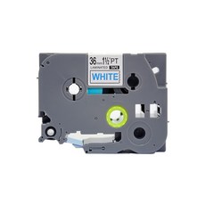 브라더 라벨카트리지 36mm TZe-263 호환, 바탕(흰색) + 글자(파랑) 문구/오피스/사무용품 전문관 반품 최저가 3,960원