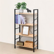 코멧 4단 책장선반, 블랙 홈인테리어/가구 반품 최저가 24,990원