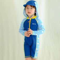 bayb 남아용 조이 래쉬가드 점프수트 + 플랩캡 세트 스포츠/레저/유아스포츠의류 반품 최저가 9,190원