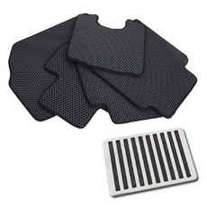 순수 벌집 카매트 돌기형 3p + 레이싱 발판 패드 세트, 제네시스 G80 3세대 (2020년~), 올블랙 자동차용품/인테리어 반품 최저가 20,560원