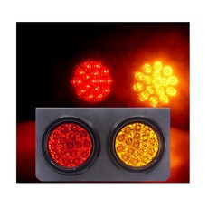 대성부품 12V 24V 사각 LED테일램프 데루등 후미등 C-005 원형데루등 브레이크등 화물차 대형트럭 개조용 리어램프 특장차 탑차 윙바디 셋트 세트 후진등 2구 렉카 DIY용 C005, 1개 자동차용품/RV/아웃도어 반품 최저가 32,500원