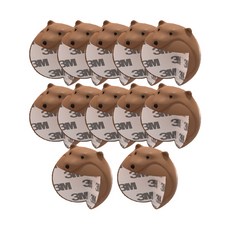 블럭마트 동물모양 코너커버, 갈색곰, 12개 출산/유아동/매트/안전용품 반품 최저가 8,280원