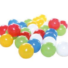 아하토이 아가랑 킹콩 볼풀공 약 50p, 파랑 + 빨강 + 노랑 + 그린 + 흰색, 1세트 완구/취미/실내대형완구 반품 최저가 13,900원