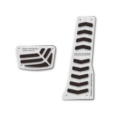 AL헤어라인 커버형 악셀 브레이크 페달킷 실버 2P, 올뉴쏘울, 기아 자동차용품/인테리어 반품 최저가 17,550원