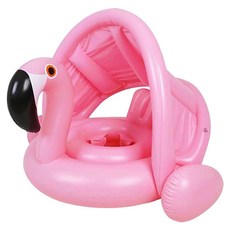 써니워터 플라밍고 유아 그늘막 보행기 튜브, 1개 출산/유아동/완구/교구 반품 최저가 11,700원