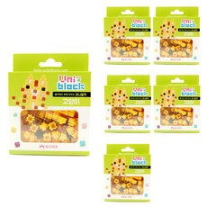 유니아트 블럭 고양이 3000 UB005 6p, 혼합색상, 6개 완구/취미/블록놀이 반품 최저가 10,000원