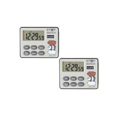 위베어베어스 쿠킹 스톱워치 2p, 그레이계열 문구/오피스/사무용품 전문관 반품 최저가 5,010원