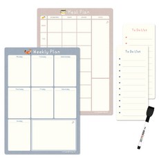 판다몽 냉장고 자석 메모보드 A4 컬러파레트 플래너 식단 계획표 핑크 + 주간계획표 블루 세트 문구/오피스/학용품/수업준비 반품 최저가 13,680원