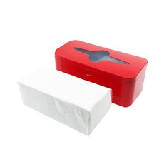 모닝듀 무형광 핸드타올 100p + 레드 케이스, 1세트 생활용품/화장지/물티슈 반품 최저가 8,600원