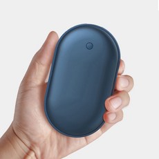 애니클리어 미니 조약돌 손난로 보조배터리 5000mAh + 전용파우치, iGPB-HOT3, 코발트블루 undefined/undefined 반품 최저가 9,880원
