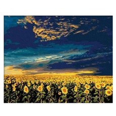 ALB 명화그리기 해바라기꽃밭2 40 x 50 cm, 혼합 색상, 1개 문구/오피스/미술/화방용품 반품 최저가 4,990원