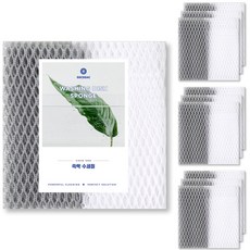 쓱싹 그물 망사 수세미 화이트 + 그레이 30 x 30 cm, 20개, 1세트 생활용품/주방수납/잡화 반품 최저가 10,700원