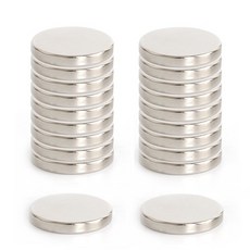 강력 원형자석 20파이 x T 3mm, 20개 문구/오피스/학용품/수업준비 반품 최저가 18,680원