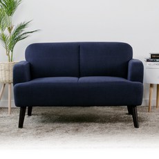 에보니아 방수 패브릭 2인용 소파 115, 다크블루 문구/오피스/사무용품 전문관 반품 최저가 130,350원