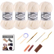 마마니트 맥시 뜨개질 DIY 패키지, 1세트, 62라이트크림 홈인테리어/뜨개질용품 반품 최저가 19,920원