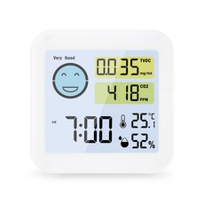 노바리빙 심플 공기질 측정 온습도계 ML745, 화이트, 1개 생활용품/온도계/측정도구 반품 최저가 31,280원