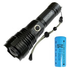 LED 충전식 줌 써치라이트 J65 세트, 블랙, 1세트 스포츠/레저/등산/아웃도어 반품 최저가 50,130원