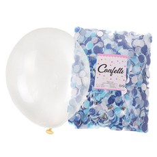 리빙다 컨페티 풍선 만들기 30cm, 블루톤, 50개 문구/오피스/파티/이벤트 반품 최저가 6,170원