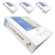 에코피피 친환경 PP D링 바인더 3공 7cm A4, 백색, 4개 문구/오피스/사무용품 전문관 반품 최저가 5,240원