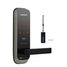 삼성SDS 무타공 도어록 SHP-H20 + 카드키 고리형 + 스티커형, 고객직접설치 가전디지털/생활가전 반품 최저가 83,880원