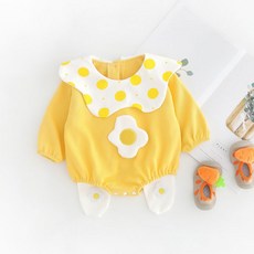 베베니즈 도트카라 긴팔 바디수트 + 스타킹 세트 패션의류/잡화/유아동패션 반품 최저가 17,020원