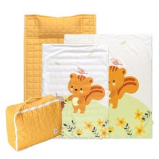 아이자리 키즈케어 어린이집 낮잠이불 풀세트 일체형 + 여름이불 + 방수가방, 다롱다롱 출산/유아동/유아동침구 반품 최저가 41,950원