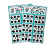 PRYM 메탈 스냅단추 6mm, 흑코팅, 72세트 홈인테리어/수예/수선 반품 최저가 6,510원