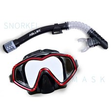 아블로스 성인용 마스크 + 스노클 세트 AB1-RC80K, 블랙 완구_취미/물놀이/계절완구 반품 최저가 15,750원