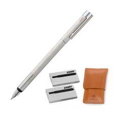 라미 만년필 로고 브러시드 스틸 06 디바움 실속세트, EF, 실버 문구/오피스/필기류 반품 최저가 44,250원