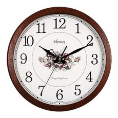 Hernes 무소음 로즈부케 벽시계 343R, BROWN 홈인테리어/홈데코/디퓨저 반품 최저가 15,620원