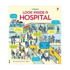 Look Inside : a Hospital, Usborne 출산/유아동/유아동도서 반품 최저가 11,230원