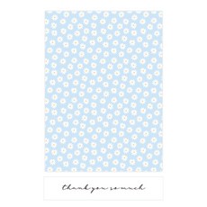 도나앤데코 레히 데이지 페이퍼 기프트백 + 투명 땡큐 소 머치 스티커 세트, 블루, 20세트 문구/오피스/데코/포장용품 반품 최저가 9,160원