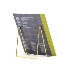 원더스토어 황동 메뉴판 거치대, 1개 문구/오피스/사무용품 전문관 반품 최저가 3,250원