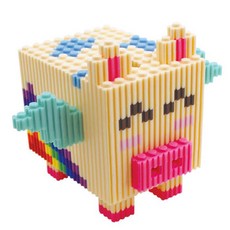 이지피아 이지툭툭블럭 날면 돼지 저금통 만들기, 혼합색상 완구/취미/블록놀이 반품 최저가 6,270원