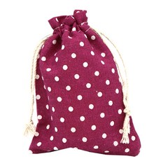 도나앤데코 케니 도트 주머니 10 x 14 cm, 와인, 20개 문구/오피스/데코/포장용품 반품 최저가 11,110원