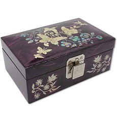 나전칠기 자개 한지 나비 빈함, 1개, 보라 패션의류/잡화/남성패션 반품 최저가 19,900원