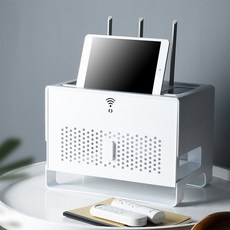 다퍼남 WiFi 데스크탑 공유기 정리함, 1개, 화이트 홈인테리어/수납/정리 반품 최저가 13,420원